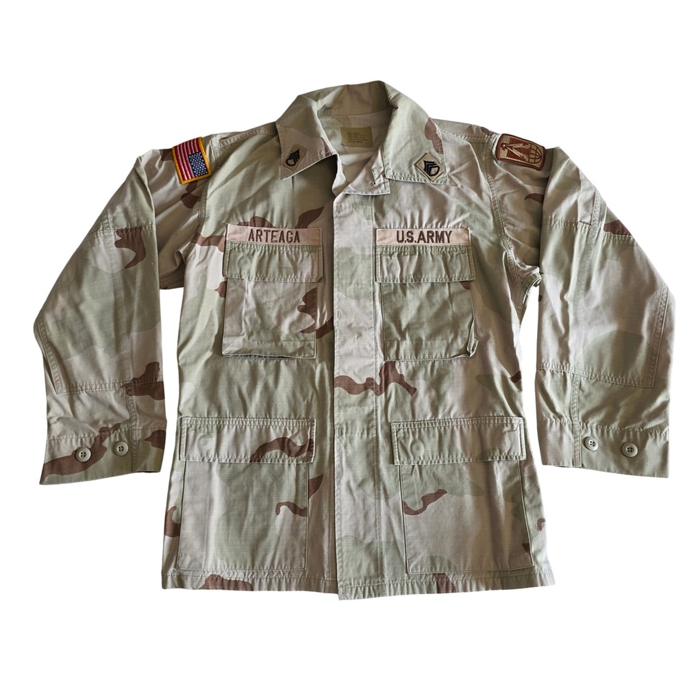 Vintage 90s 3 Color Desert Camo BDU Jacket Small Regular DCU Airborne Ripstop